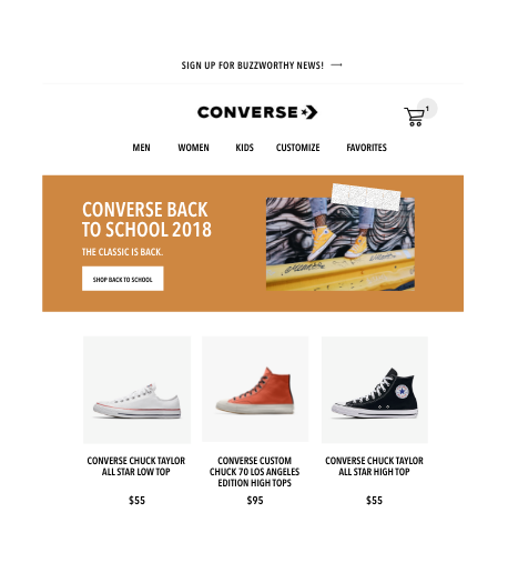 Shoe Deals Email Template | Unlayer