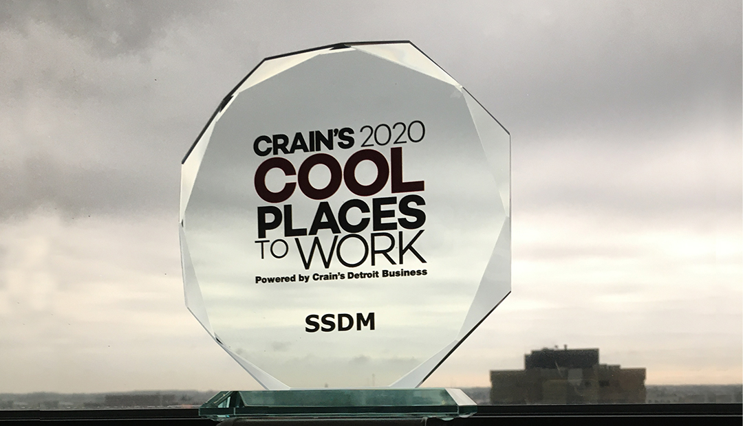 Crain's coolest places to work award for SSDM