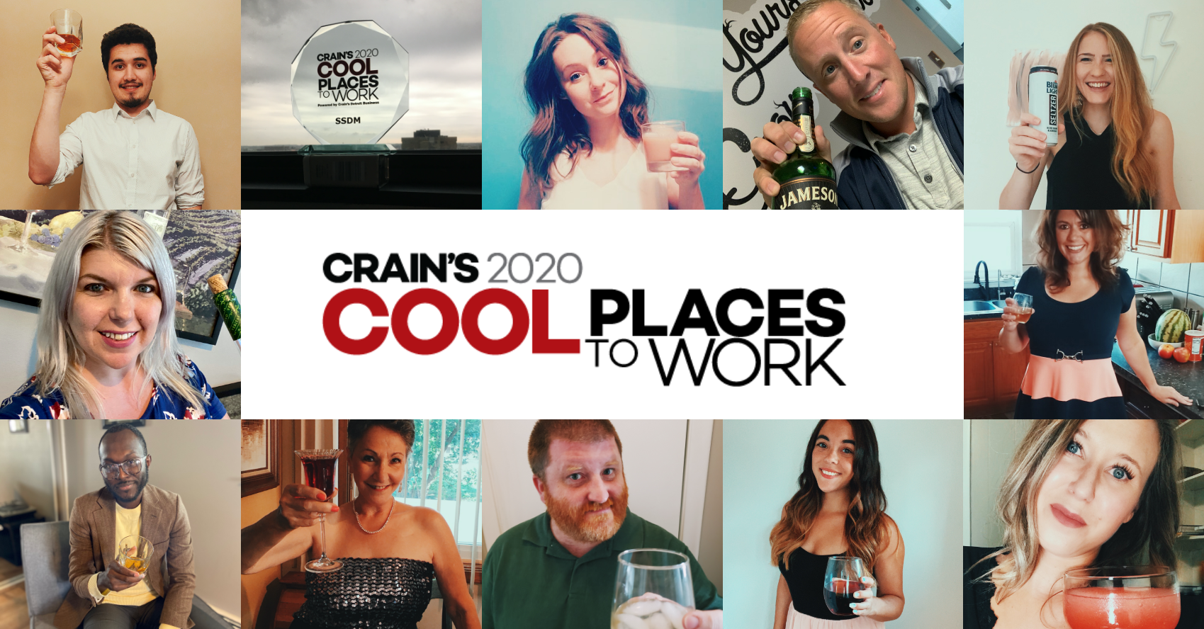 SSDM Crain's cool places to work team photo